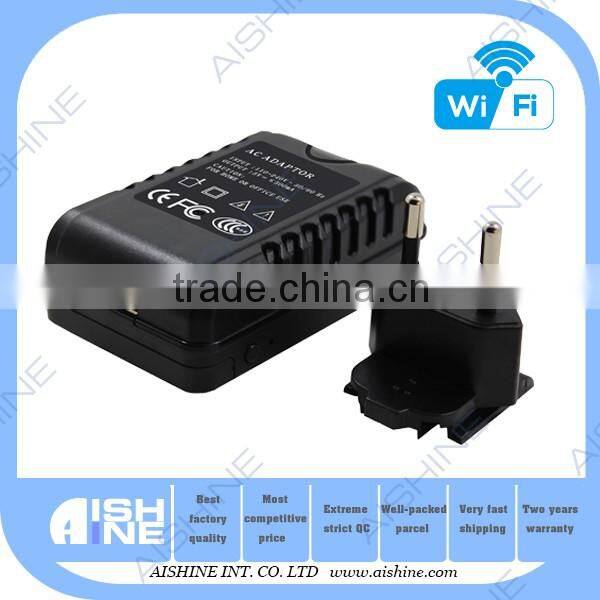1080P Euro Adapter Camera with Wifi Motion detection Hidden Camera Wifi Control