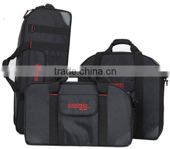 Large capacity impact lighting kits bag for studio led lighting kits case