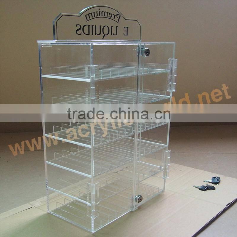 2-Level custom acrylic e-tobacco display