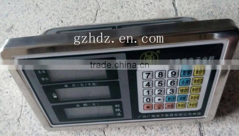 2016 laest Hot Selling 4 Key Stainless Weight Indicator /steel price weighing indicator