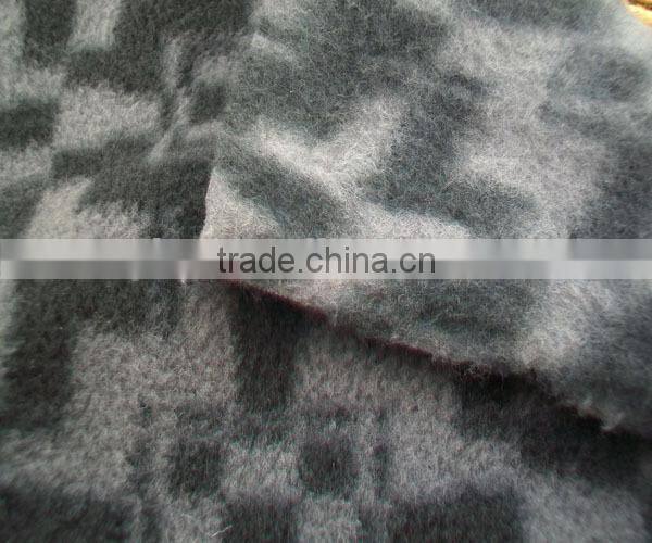 Dark Grey colorPolar Fleece Throw Blanket, fabric