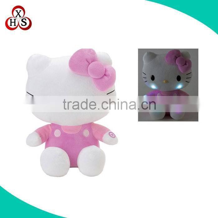 Custom soft plush toys teddy bear stuffed light up teddy bear plush toy
