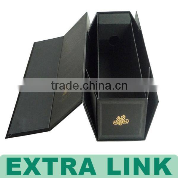 Luxurious Wholesale Custom Elegant Decorative Round Tube Wine Gift Box