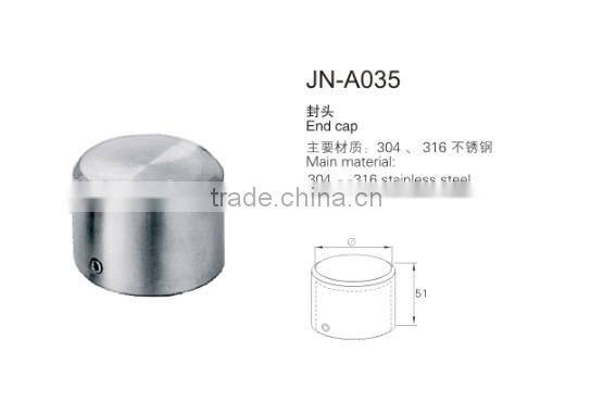 stainless steel head cover/end cap