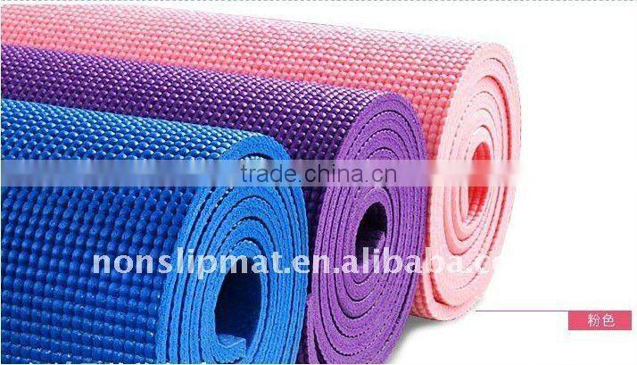Size 173x61cm PVC anti slip yoga mat