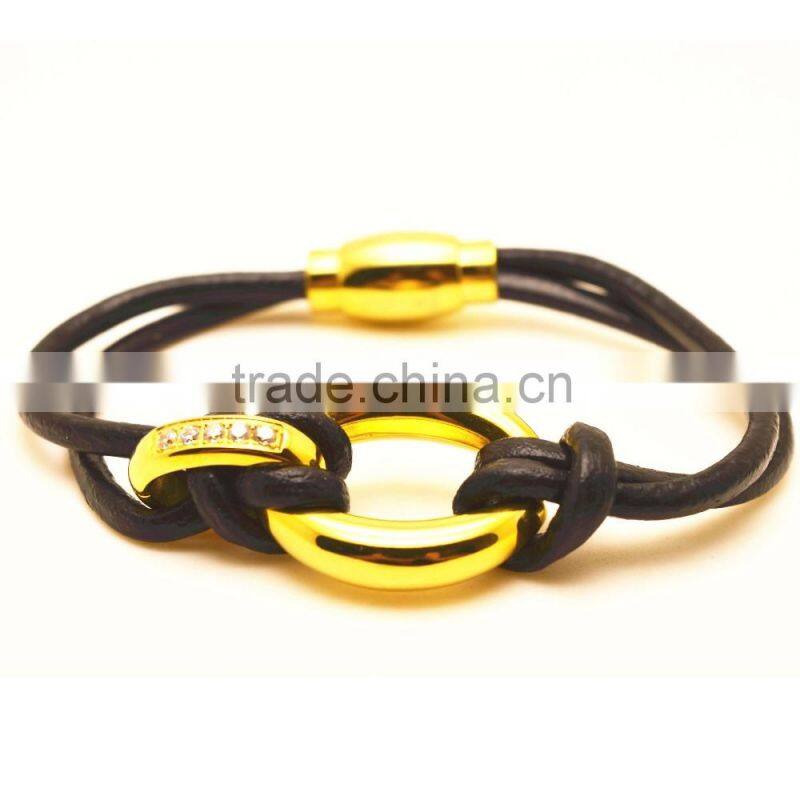 2016 fashion leather bracelet