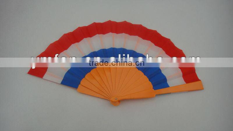 new style advertising plastic with fabric fan