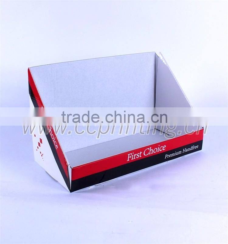 Customized Cardboard Counter display boxes corrugated display box