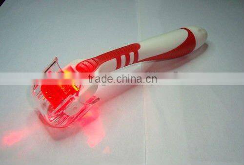 photno therapy derma roller with LED light acne removal anti hair removal L001