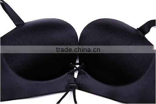 push up self-adhesive cloth silicone bra ladies sexy panty and bra sets