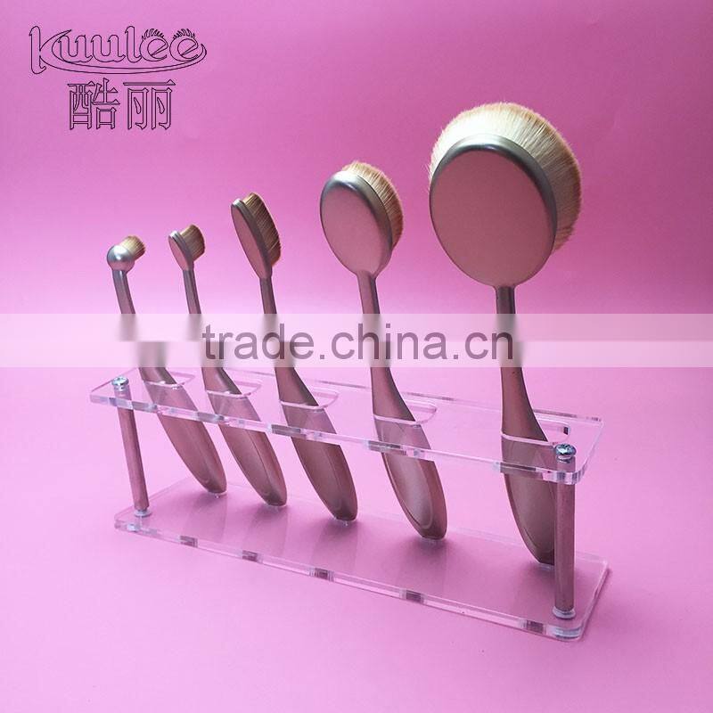 Fashion High Quality Best Sells New Arrival Acrylic 5Holes Cosmetics Makeup Brush Holder