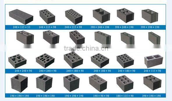 hollow concrete block making machine price in india list for sale