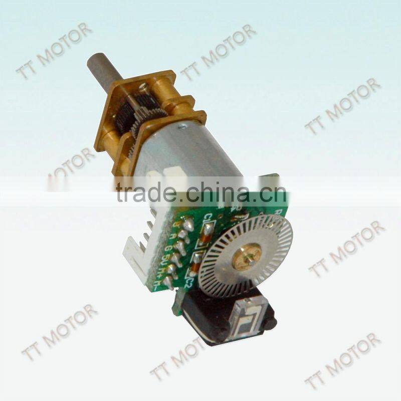 12mm micro gear motor with screw-thread long shaft