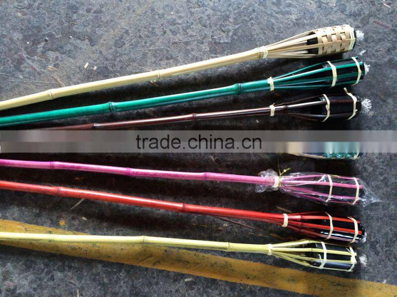 FD - 1510164color garden Bamboo torch/bamboo tiki torch/garden torch