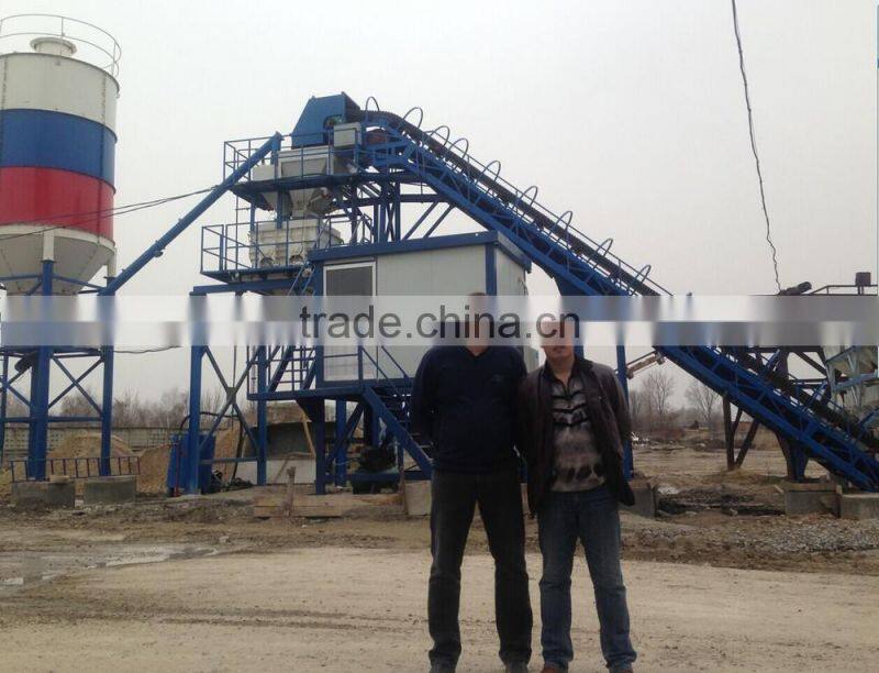 HZS60 Concrete mixing station admixture plant concrete making machine