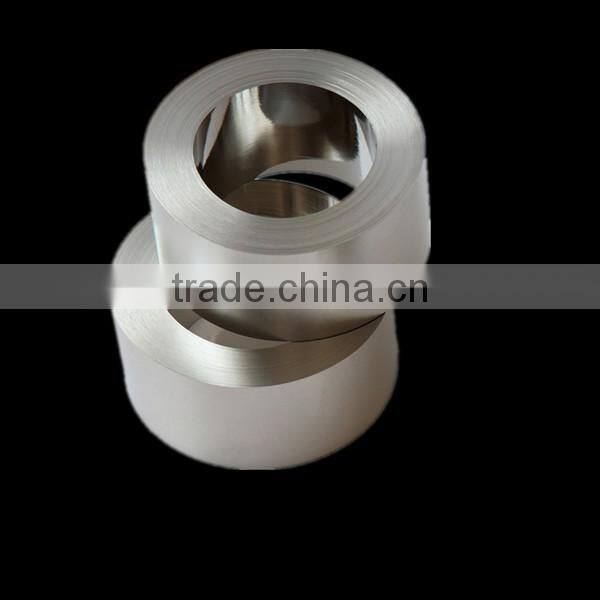 Small toroidal current transformer with nano strip coiled cores made