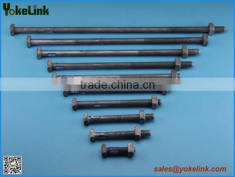 Hot Dip Galvanized Square Head Machine Bolt per ANSI C135.1