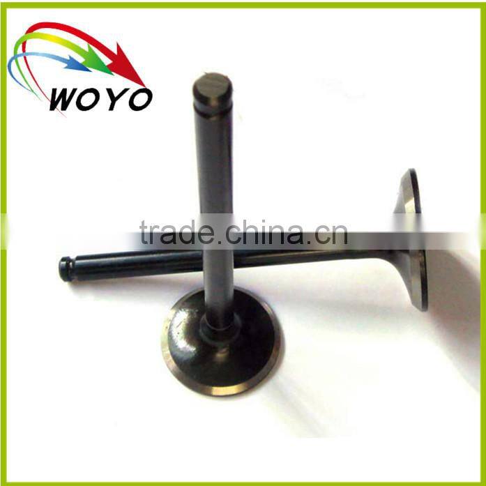 Intake and exhaust valve for single cylinder