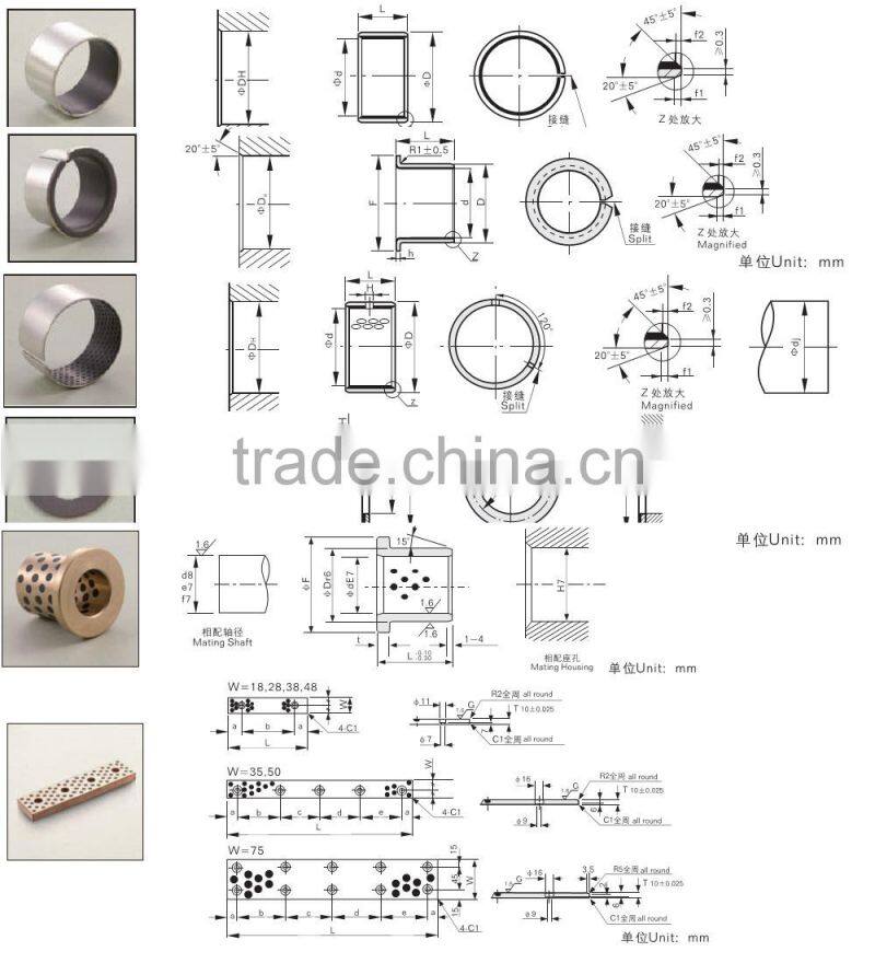 Hydraulic Pump Bearing Bush