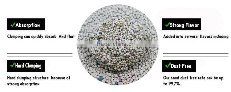 Most Popular Hard Clumping Strong Scent Cat Litter Wholesale