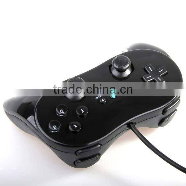 New Classic Game Controller Pro Black For Nintendo Wii
