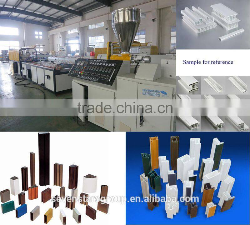 PVC window and door profile line