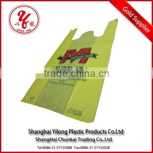 custom printed plastic t-shirt bag