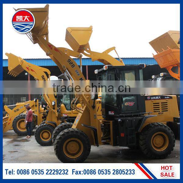 Kaida ZL-928E Construction Machine Small Wheel Loader Pay Loader Wheel Loader