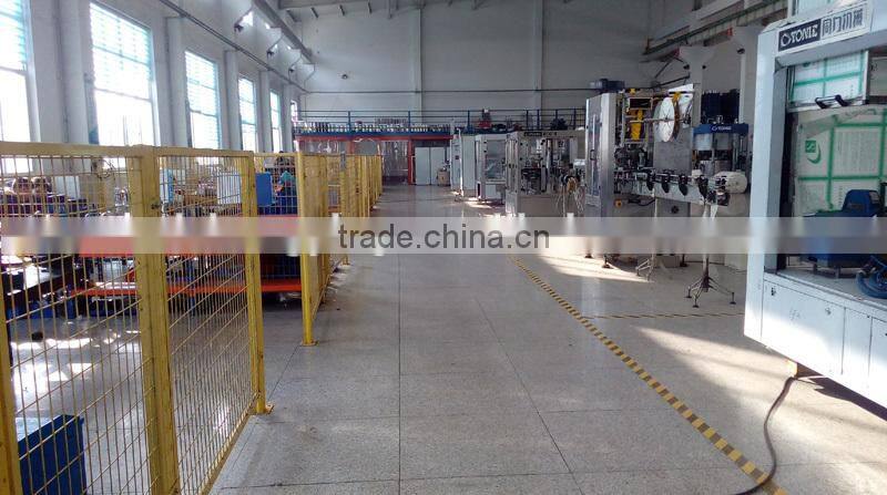 Full automatic rotary double labeling stations cold glue bottle labeling machine HL2A-8 007