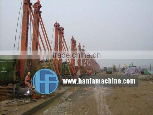 The best percussion drilling rig for Selling!HF-6A trailer large diameter pile drilling rig