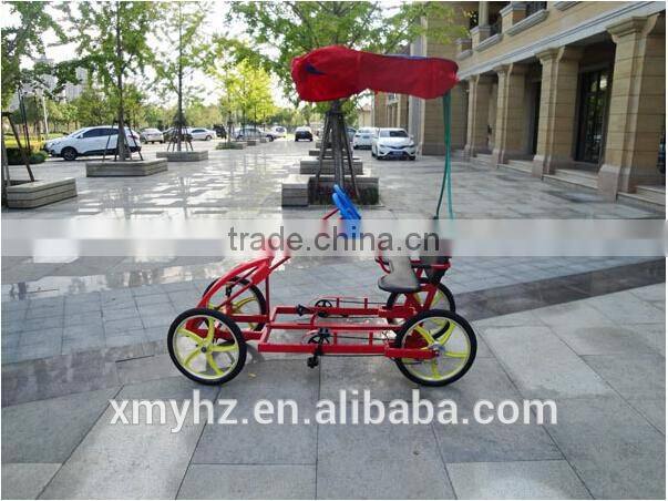 2015 Playground park dedicated four-wheel and 2 seats bicycle SA200