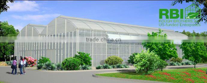 High Tunnel single or multi span galvanized steel plastic film cover low cost plant house or greenhouse for agricultural farm