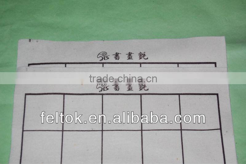 100% wool 2mm thick ink absorption pads