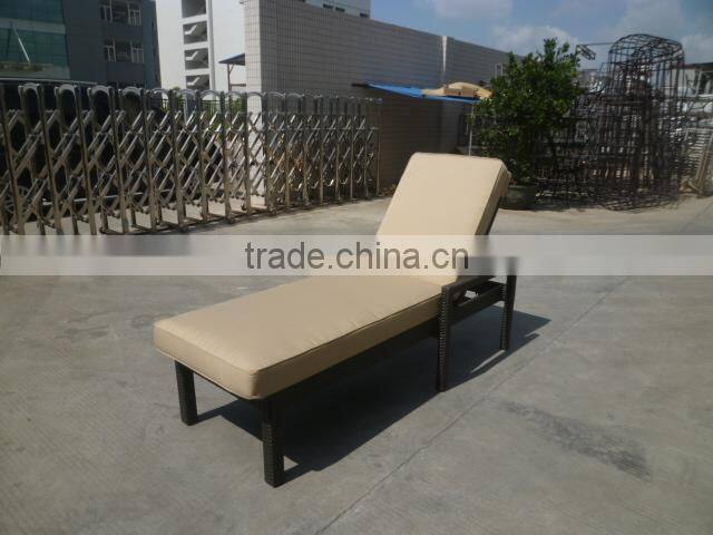 A - outdoor furniture modern sun lounger bed wicker bench CF780