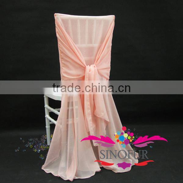 2014 popular style chiffon chair cover