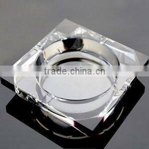handcut glass crystal ashtrays