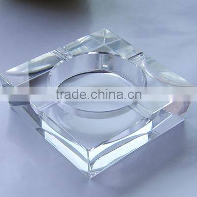 high quality clear crystal ashtray set