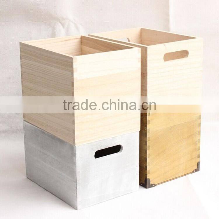 unique painted storage fruits/vegetable storage wooden box / wooden crate for home, shop, market