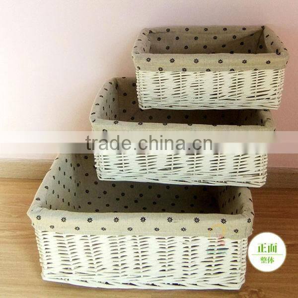 3pcs New Natural wicker baske sundries