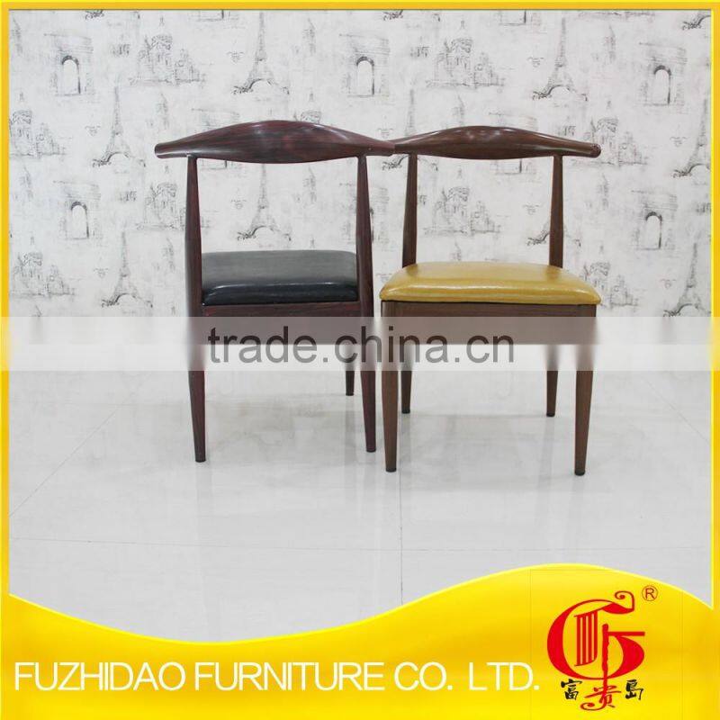 New design!!! Backrest iron dining chair