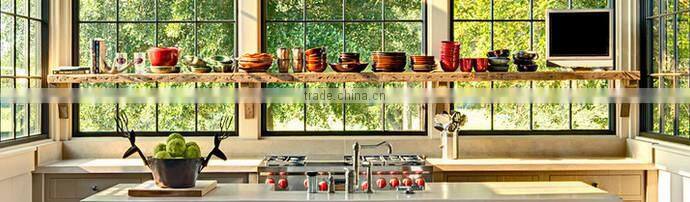 Carbonized wooden shelf