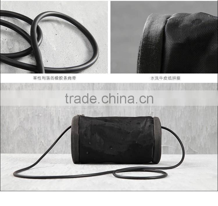 fashion Washable paper bag cross body shoulder bag with grenadine