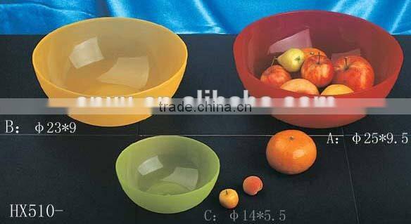 big round salad bowl