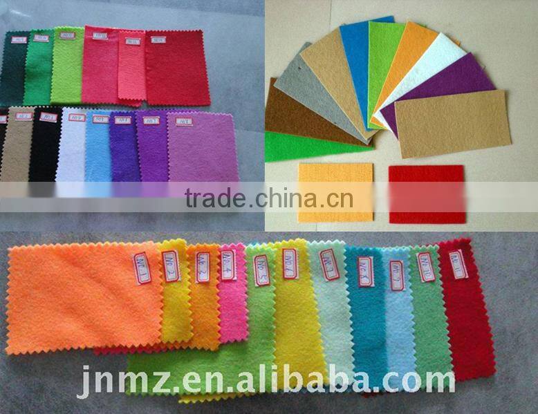 Nonwoven polyester felt