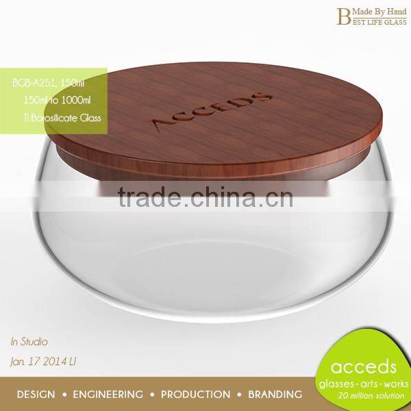 2014 Top Product Cheap Clear Glass Candy Jar