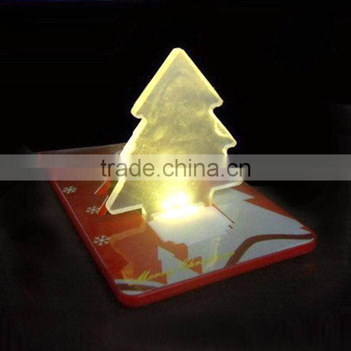 LED pocket card light/mini pocket led card light/led christmas card light