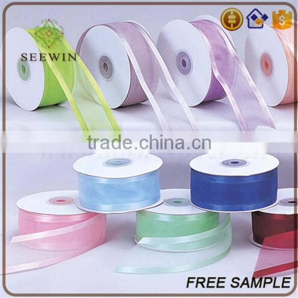 wholesale decorative transparent cut felt organza fabric ribbon