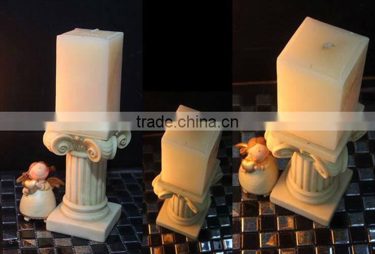 Resin vintage wedding decoration shabby chic pillar candle holders