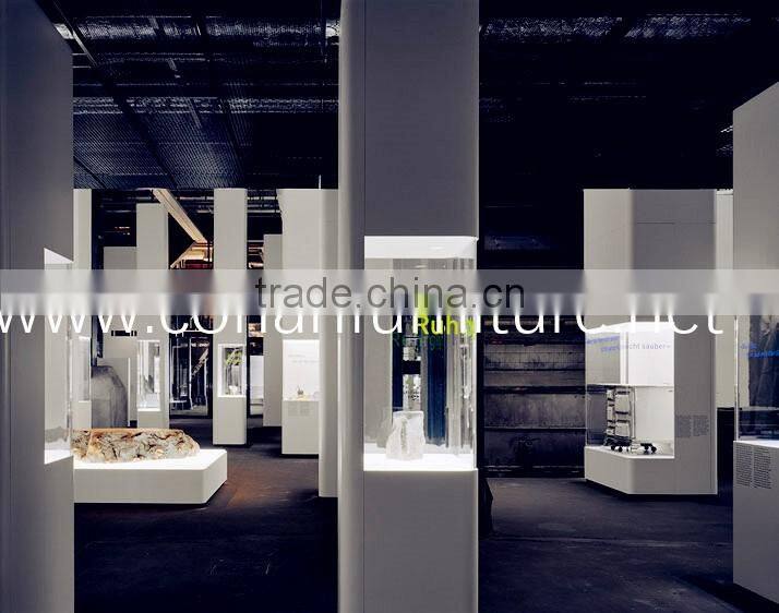 Stools and bench for public place Museum indoor