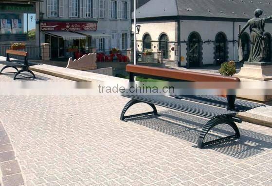 public serive rest metal outdoor bench